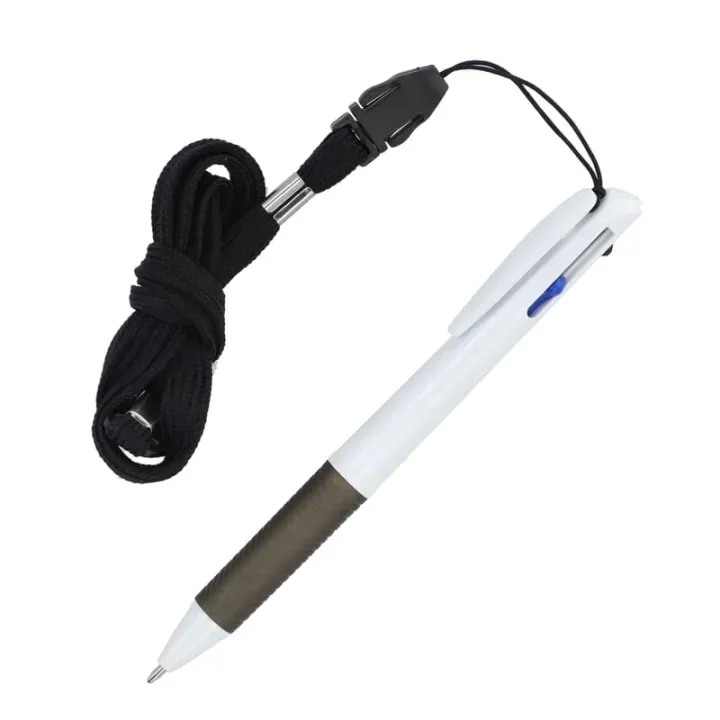 3 Colour pen with grip and keycord - LT87855 (N0102)